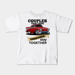 Couples That Ride Together - Stay Together Kids T-Shirt